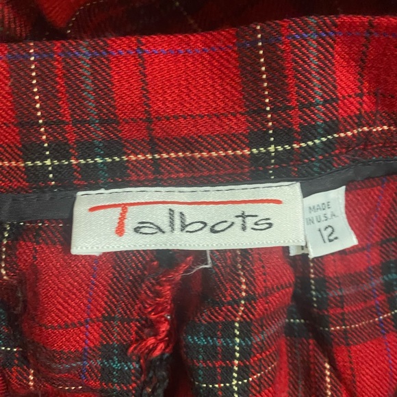 Vintage 90s Plaid Skirt - Picture 2 of 4